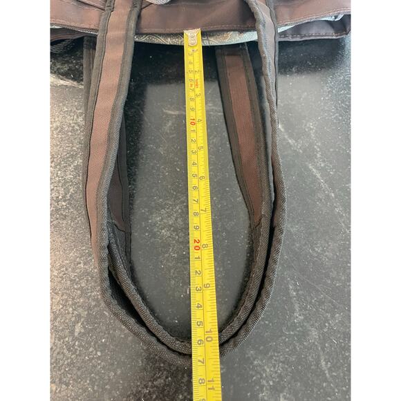 Eddie Bauer Midi Drawstring Brown Tote - Picture 9 of 11